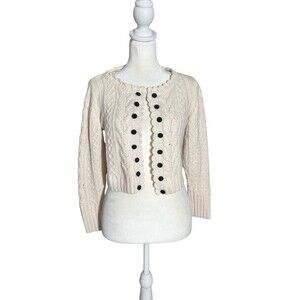 Bebe Cover Up Sweater Nylon/Rabbit Hair/Wool Size M